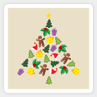Colorful Christmas tree Sticker
